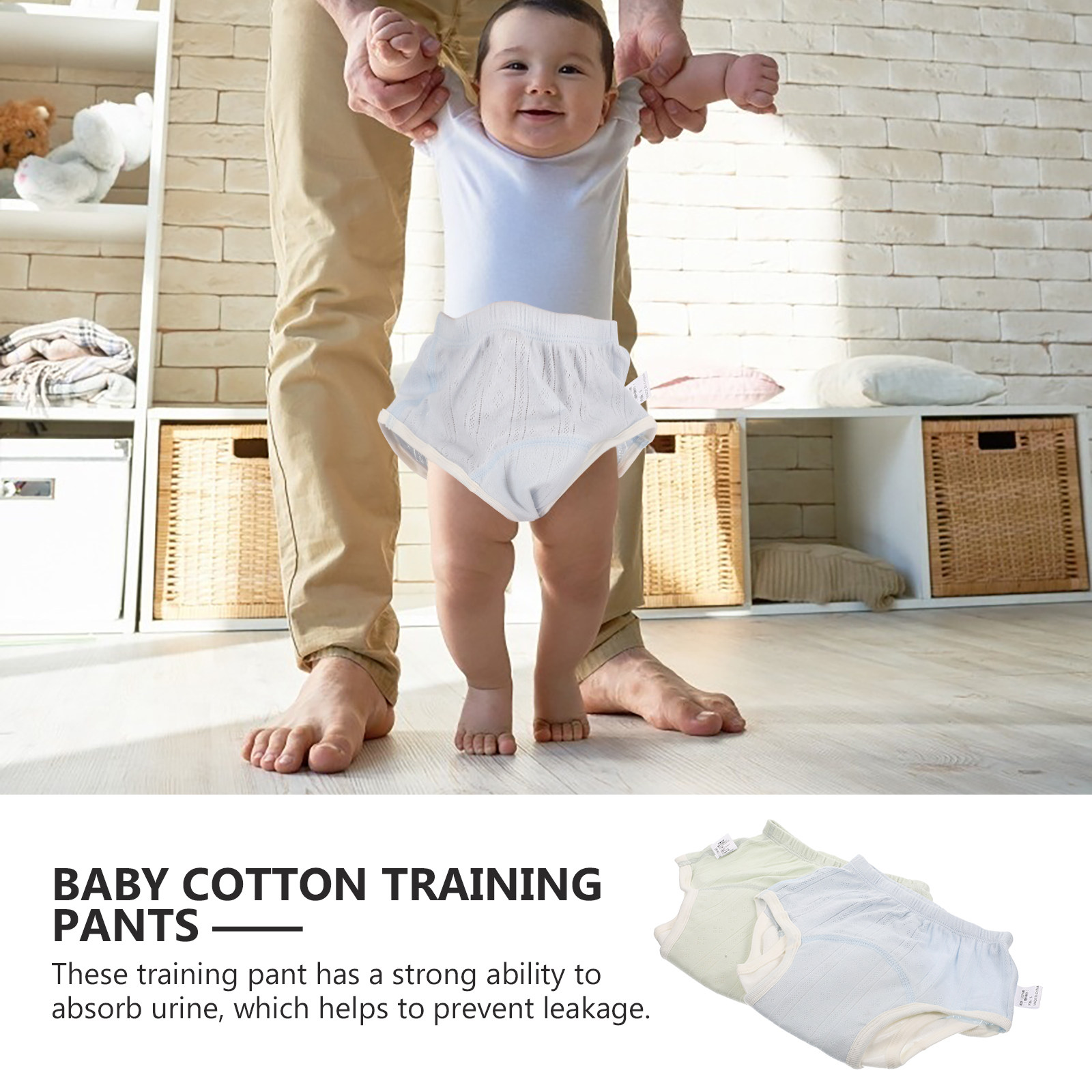 2Pcs Premium Cotton Training P - Toddler Training Pants Leak Proof ulasan dan harga