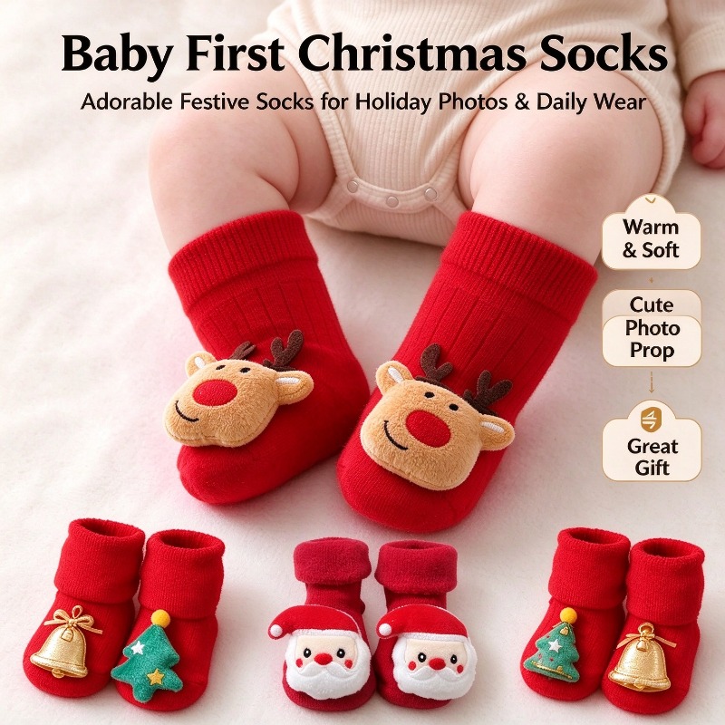 Kids Children Socks for Girls  - Unisex Baby Socks Non Slip ulasan dan harga