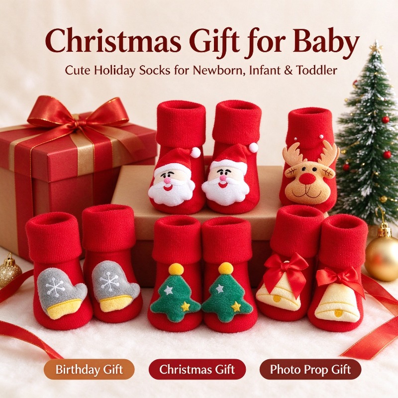Kids Children Socks for Girls  - Unisex Baby Socks Non Slip ulasan dan harga