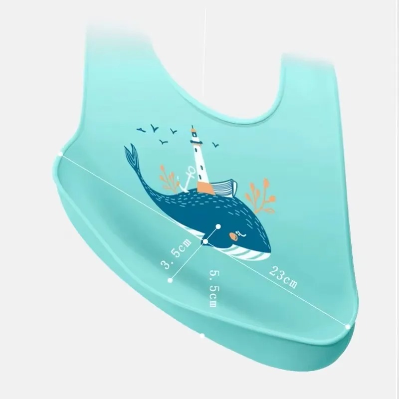 PANGDUBE Baby Bibs Waterproof  - Waterproof Baby Bibs Silicone ulasan dan harga