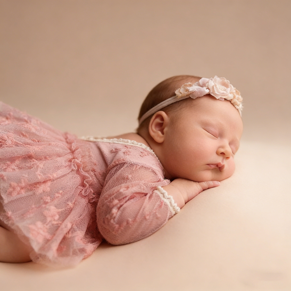 Baby Girl Tutu Dress Pink Lace - Newborn Baby Girl Romper Floral ulasan dan harga